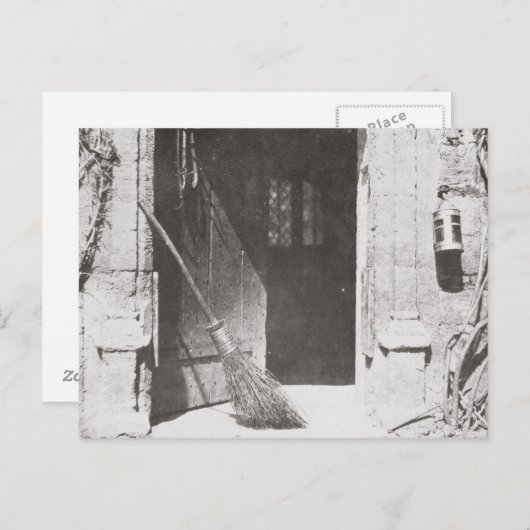 Die offene Tür, März, 1843 (b/w-Foto) Postkarte (Vorne/Hinten)