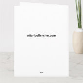 Die Offensive Line Break-up Card Karte (Rückseite)