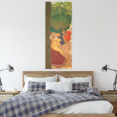 Die öffentlichen Gärten: Junge Mädchen spielen Leinwanddruck (Insitu (Schlafzimmer))