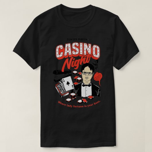 Die Office Casino Night T-Shirt (Design vorne)