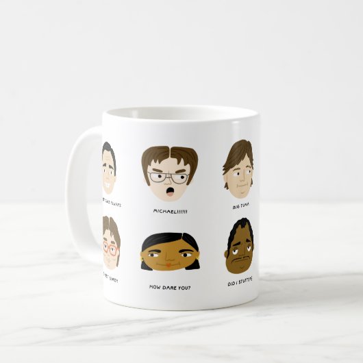 Die Office-Tasse Kaffeetasse (Vorderseite Links)