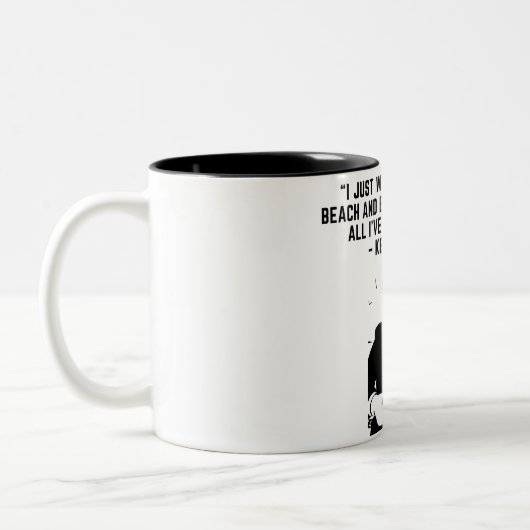 Die Office-Zitate - KEVIN Zweifarbige Tasse (Links)