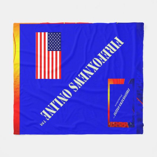 Die Offizielle FIREFOXNEWS ONLINE™ Fleece-Blanket Fleecedecke (Vorderseite (Horizontal))