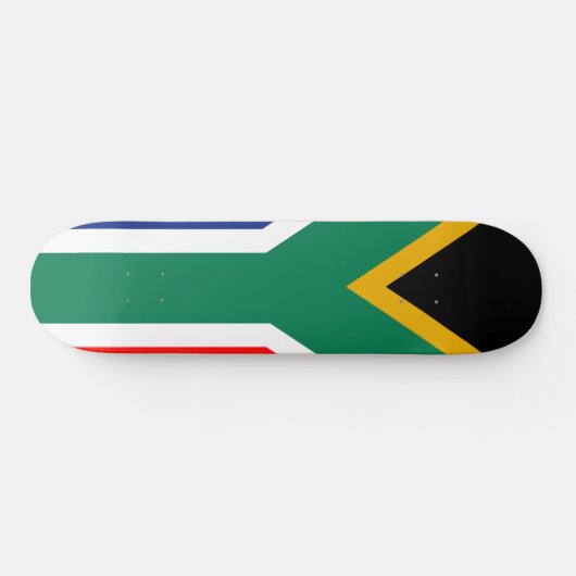 Die offizielle Flagge der Republik Südafrika Skateboard (Horizontal)