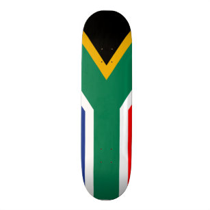 Die offizielle Flagge der Republik Südafrika Skateboard