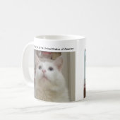 Die offizielle Katze der Staat-Tasse Kaffeetasse (Vorderseite Links)