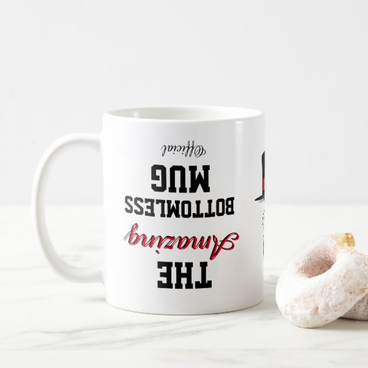 Die OFFIZIELLE PHANTASTISCHE BOTTOMLESS Co Kaffeetasse (Mit Donut)
