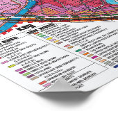 Die Offizielle Stadt Voltz Map Poster (Ecke)