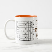 Die Offizielle Tasse des Sudokus für Puzzle-Liebha (Links)