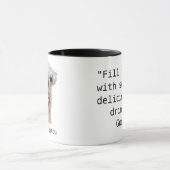 Die offizielle Twitter-Lama-Tasse Tasse (Zentrum)