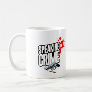 Die offizielle Verbrechensaussage Kaffeetasse
