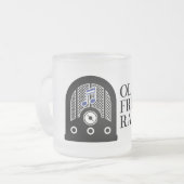 Die offiziellen Alten Freunde Radio mattierte Tass Mattglastasse (Vorderseite Links)
