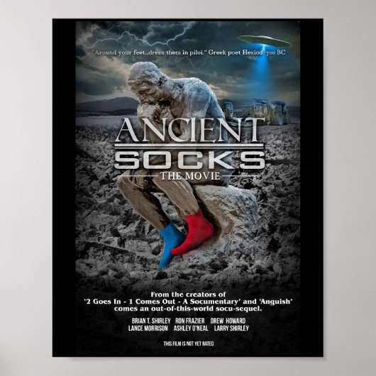 Die Offiziellen "alten Socken" Poster (Vorne)