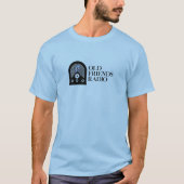 Die offiziellen blauen alten Freunde Radio Männer T-Shirt (Vorderseite)