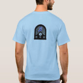 Die offiziellen blauen alten Freunde Radio Männer T-Shirt (Rückseite)
