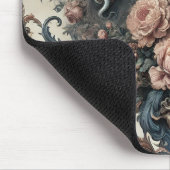 Die offiziellen Freunde - gotisches Blumendesign Mousepad (Ecke)