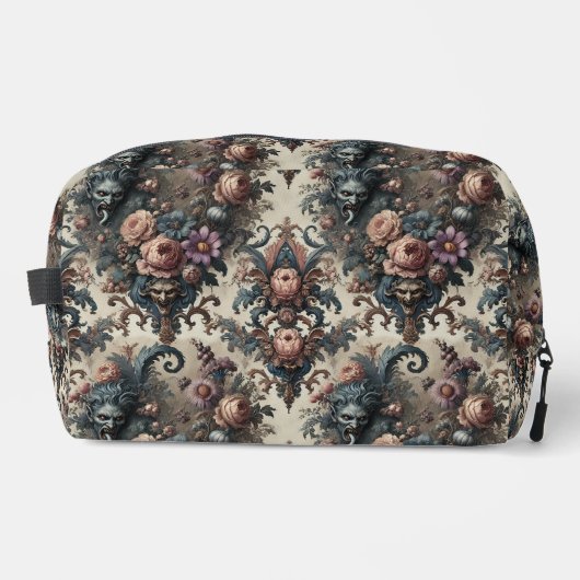 Die offiziellen Freunde - gotisches Blumendesign Waschbeutel (Vorderseite)