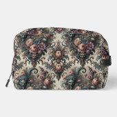 Die offiziellen Freunde - gotisches Blumendesign Waschbeutel (Rückseite)