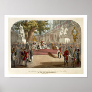 Die Öffnung durch Königin Victoria des Poster