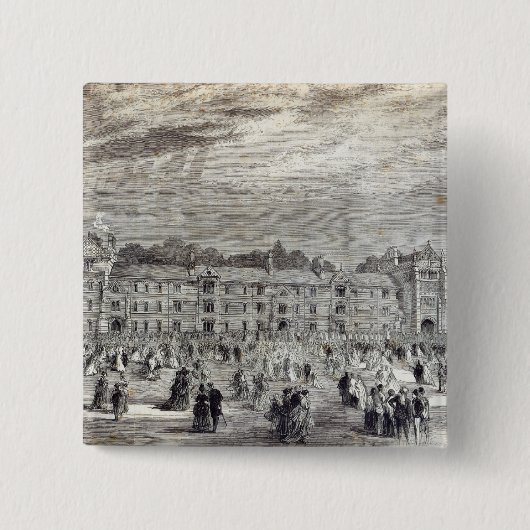 Die Öffnung von Keble Uni, Oxford Button (Vorderseite)