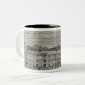 Die Öffnung von Keble Uni, Oxford Zweifarbige Tasse (Vorderseite Links)