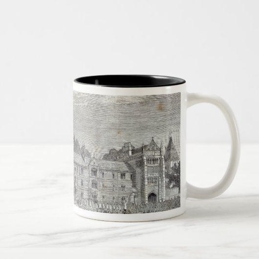 Die Öffnung von Keble Uni, Oxford Zweifarbige Tasse (Rechts)