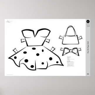 Die OG Paper Doll Kostüme: X-SMALL Poster