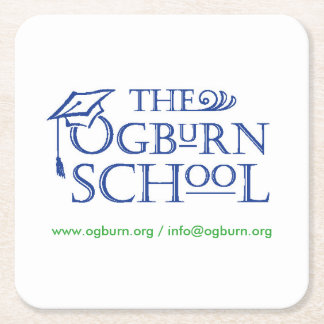 Die Ogburn Schule - Coasters Rechteckiger Pappuntersetzer