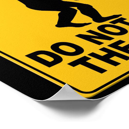 Die Ogres nicht Gefüttert Poster (Ecke)