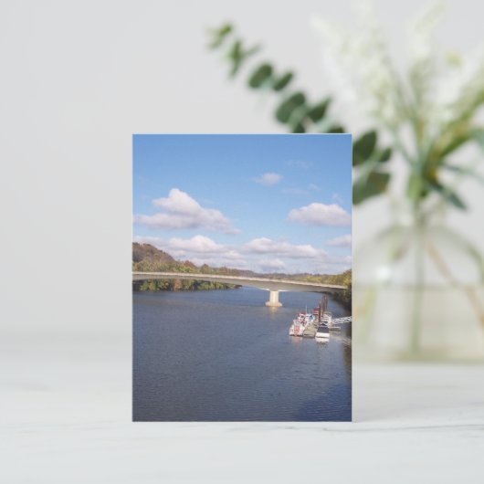 Die Ohio-Brücke Postkarte (Stehend Vorderseite)