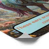 Die Ohren sind gelandet Poster (Ecke)