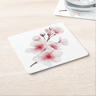Die Okinawa-Serie Design 30 Rechteckiger Pappuntersetzer