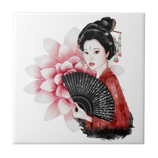 Die Okinawa-Serie Design 34 Fliese (Vorderseite)
