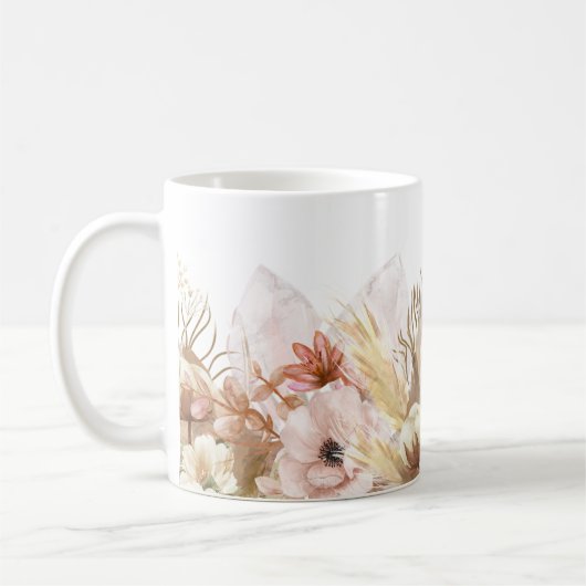 Die Öko Friendly Boho Blume Tasse (Links)