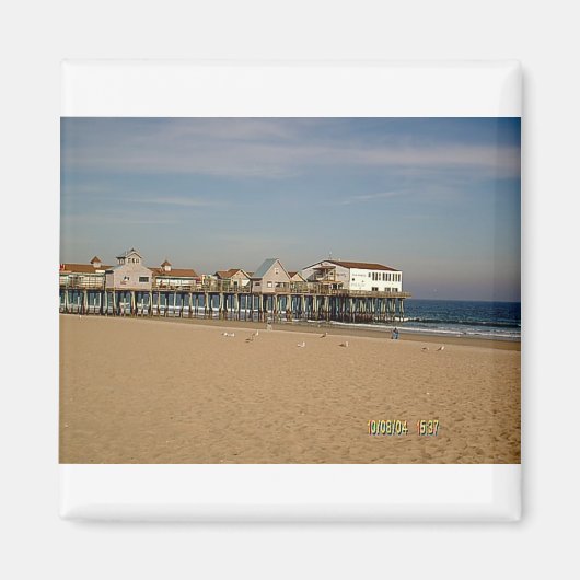 Die Old Orchard Beach Pier Magnet (Vorne)