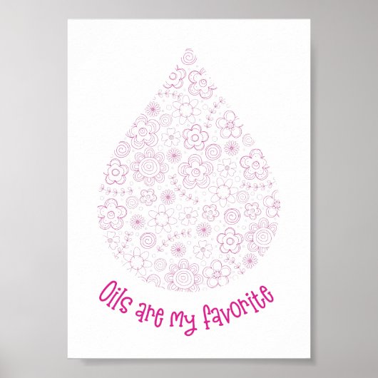 Die Öle sind mein Lieblingsposter Poster (Vorne)