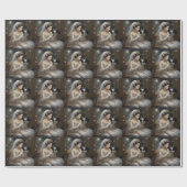 die Ölfarbe der Kat-Brille, Geschenkpapier (Flach)