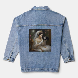 die Ölfarbe der Kat-Brille, Jeansjacke
