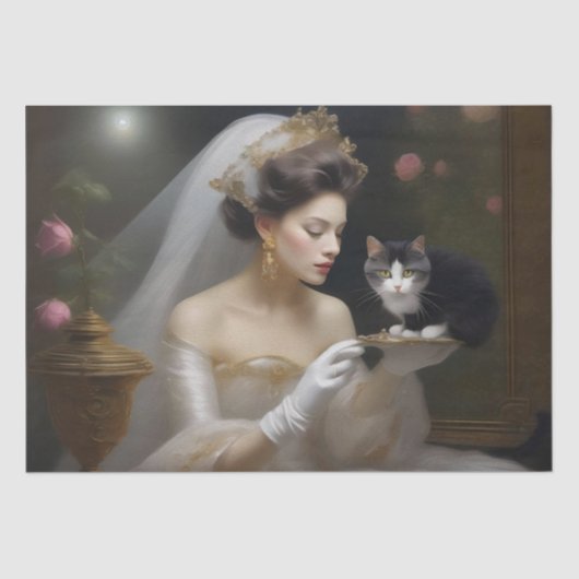 die Ölfarbe der Kat-Brille, Seidenpapier (Vorderseite)