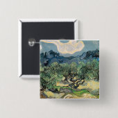 die Olivenbäume, 1889, Vincent van Gogh Button (Vorne & Hinten)
