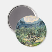 die Olivenbäume, 1889, Vincent van Gogh Magnet (Vorderseite/Rückseite)