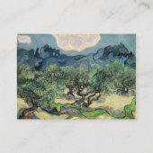Die Olivenbäume, 1889, Vincent van Gogh Visitenkarte (Rückseite)