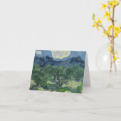 Die Olivenbäume - Van Gogh Karte (Gelbe Blume)