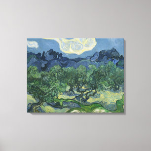 Die Olivenbäume - Van Gogh Leinwanddruck