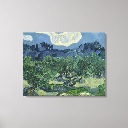 Die Olivenbäume - Van Gogh Leinwanddruck (Vorderseite)