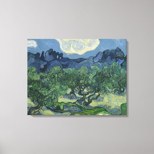 Die Olivenbäume - Van Gogh Leinwanddruck (Vorderseite)