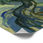 Die Olivenbäume - Van Gogh Poster (Ecke)