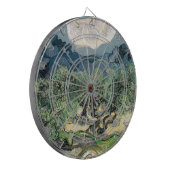 Die Olivenbäume, Vincent van Gogh Dartscheibe (Vorderseite Links)