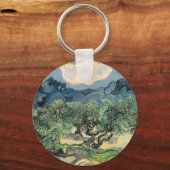 Die Olivenbäume, Vincent van Gogh Schlüsselanhänger (Vorderseite)