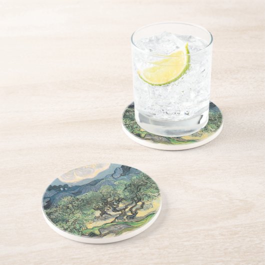 Die Olivenbäume, Vincent van Gogh Untersetzer (Seite)